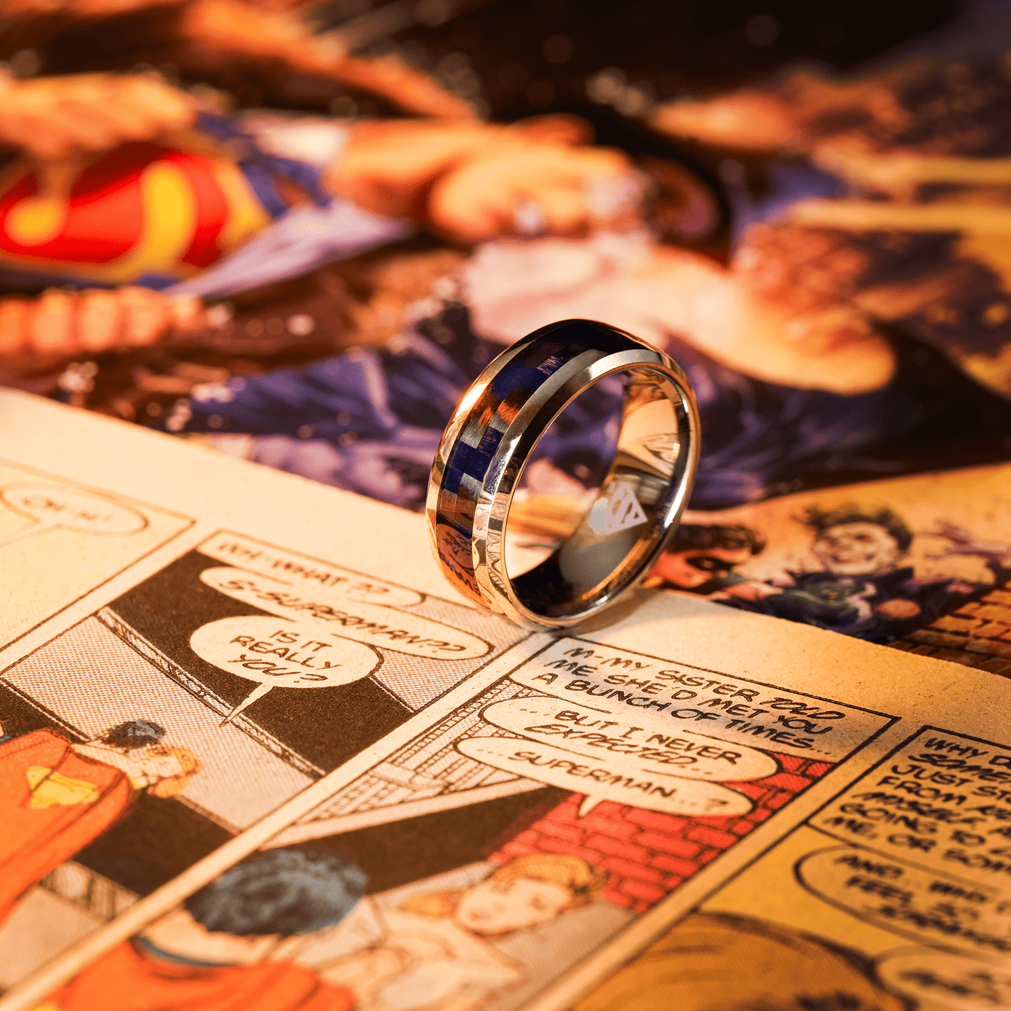 The Clark Kent™️ - Men's Wedding Rings - Manly Bands