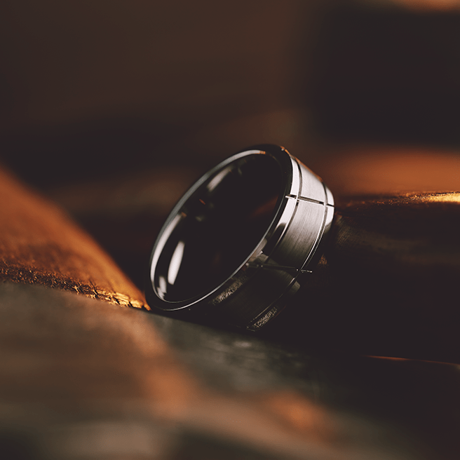 The Cobra - Men's Wedding Rings - Manly Bands