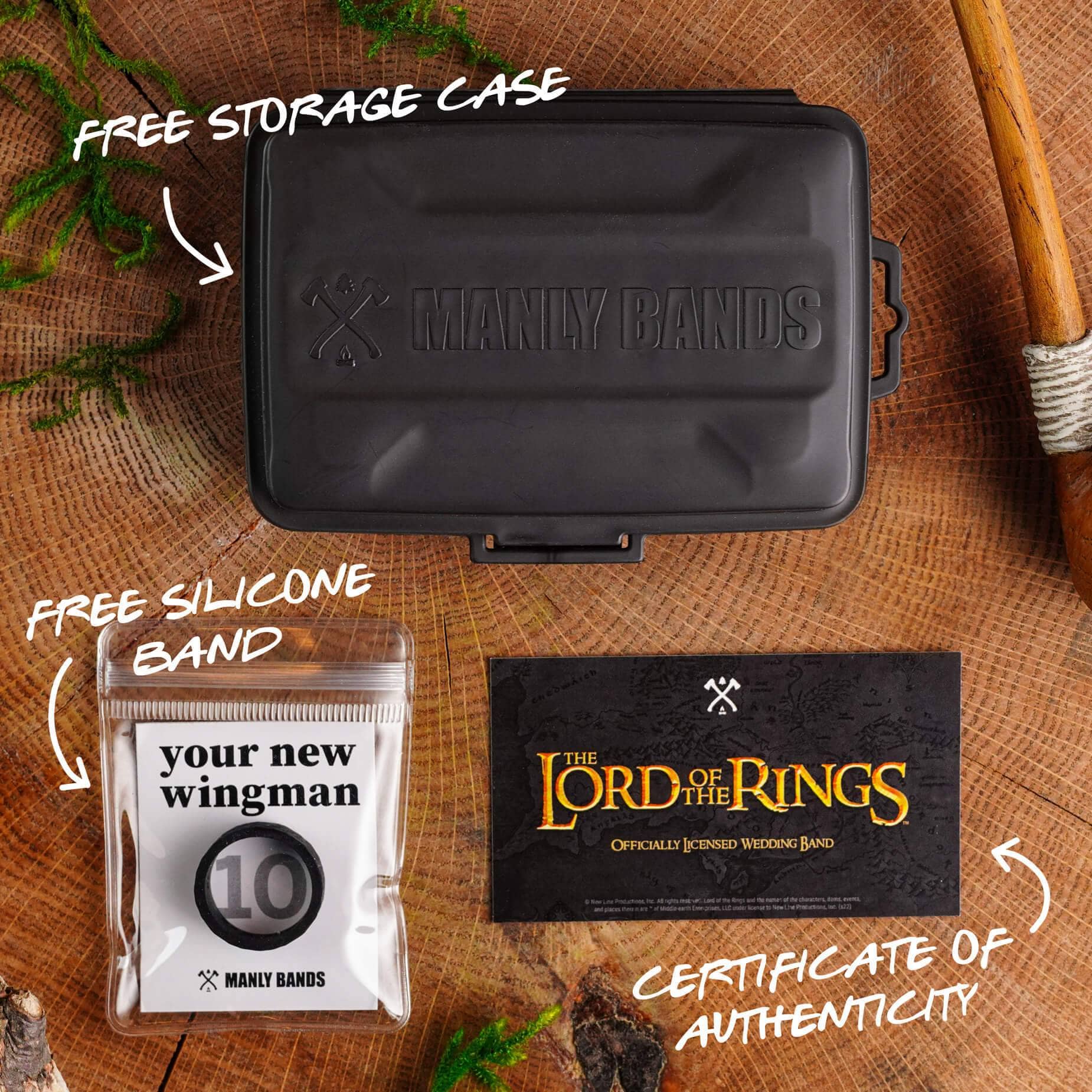 The Gandalf™️ - Men's Wedding Rings - Manly Bands