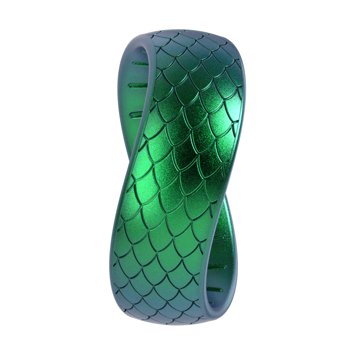 Etched Classic Silicone Ring - Dragon Scale