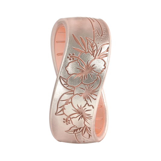 Etched Coastal - Hibiscus Beach - Unicorn/Rose Gold