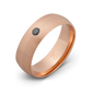 10K Rose Gold with Stone - Build Your Own Band