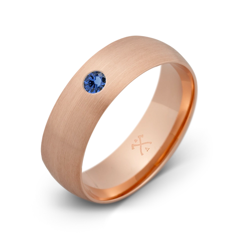 10K Rose Gold with Stone - Build Your Own Band