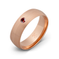 10K Rose Gold with Stone - Build Your Own Band