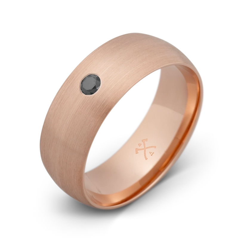 10K Rose Gold with Stone - Build Your Own Band