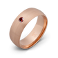 10K Rose Gold with Stone - Build Your Own Band