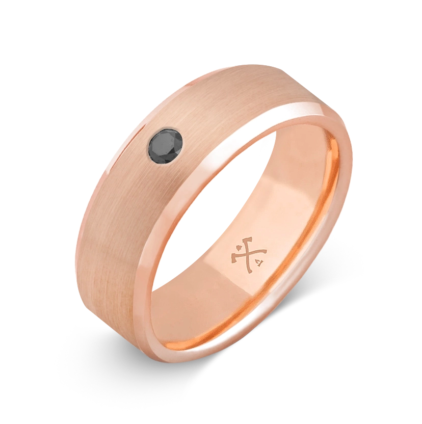 10K Rose Gold with Stone - Build Your Own Band