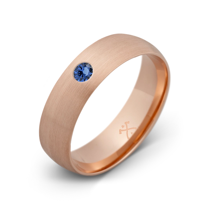 10K Rose Gold with Stone - Build Your Own Band