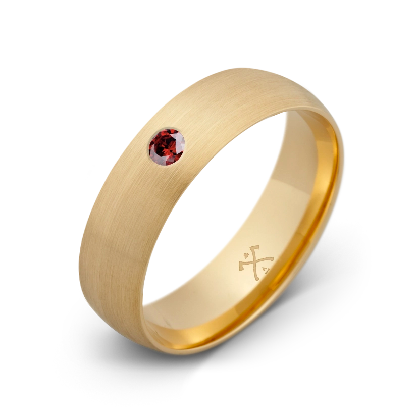 10K Yellow Gold with Stone - Build Your Own Band