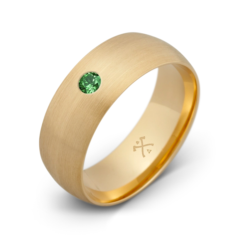 10K Yellow Gold with Stone - Build Your Own Band