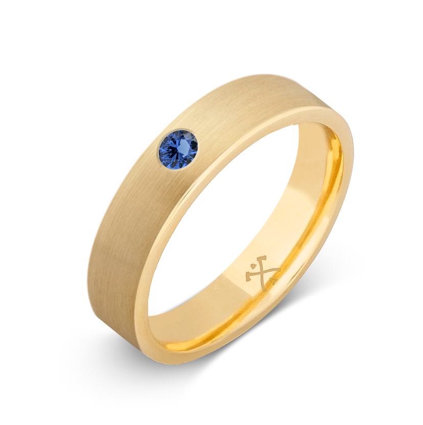 10K Yellow Gold with Stone - Build Your Own Band