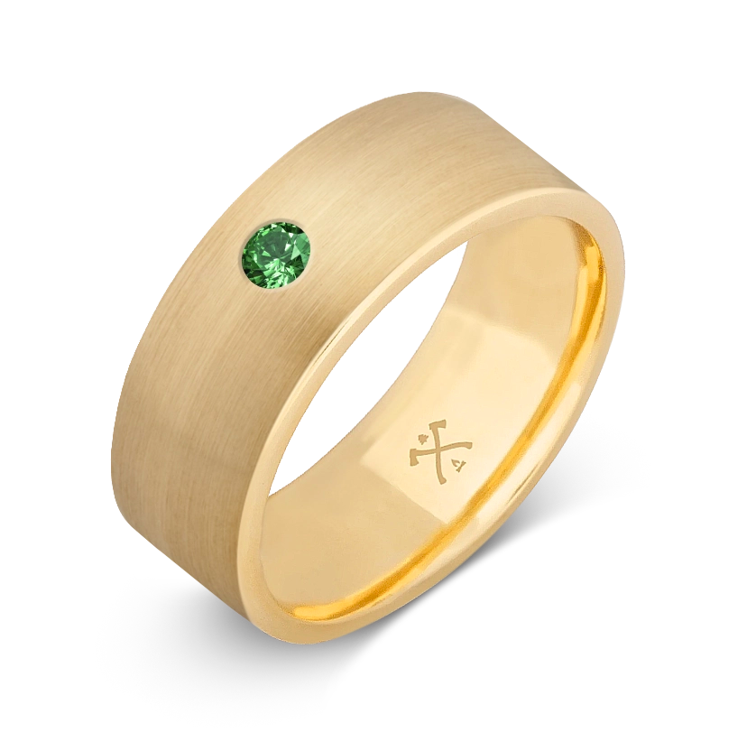 10K Yellow Gold with Stone - Build Your Own Band