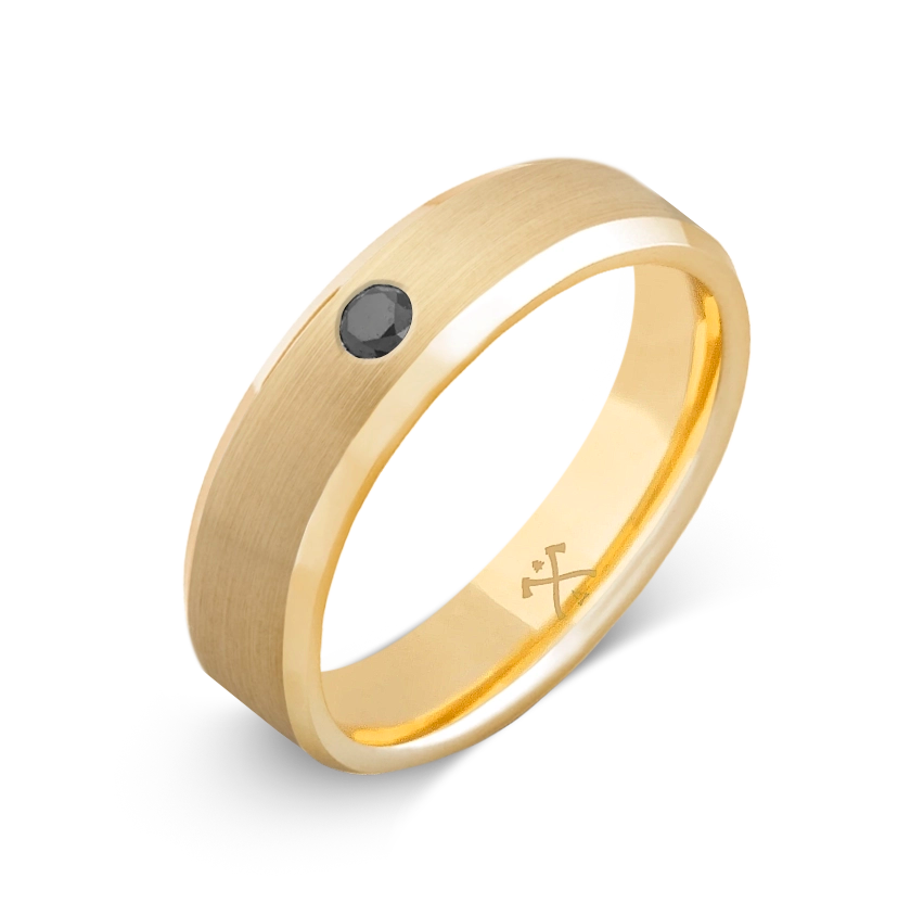 10K Yellow Gold with Stone - Build Your Own Band