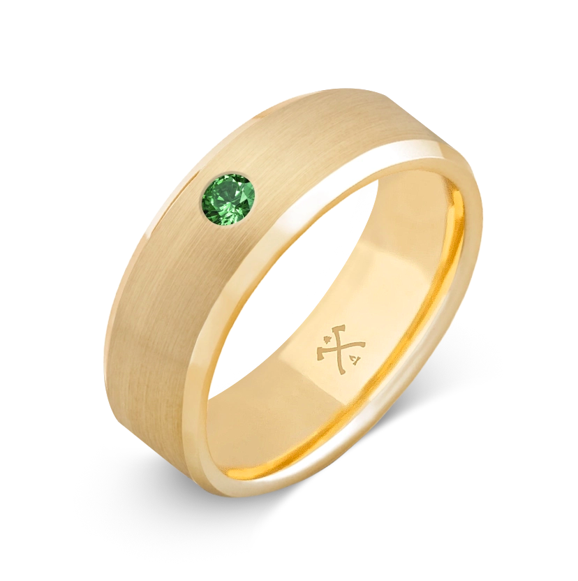 10K Yellow Gold with Stone - Build Your Own Band