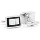 Onyx and Mother of Pearl Key Cufflinks