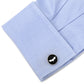 DC Batman Dark Knight Recessed Black Cufflinks