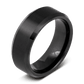 Black ring with a logo on a transparent background