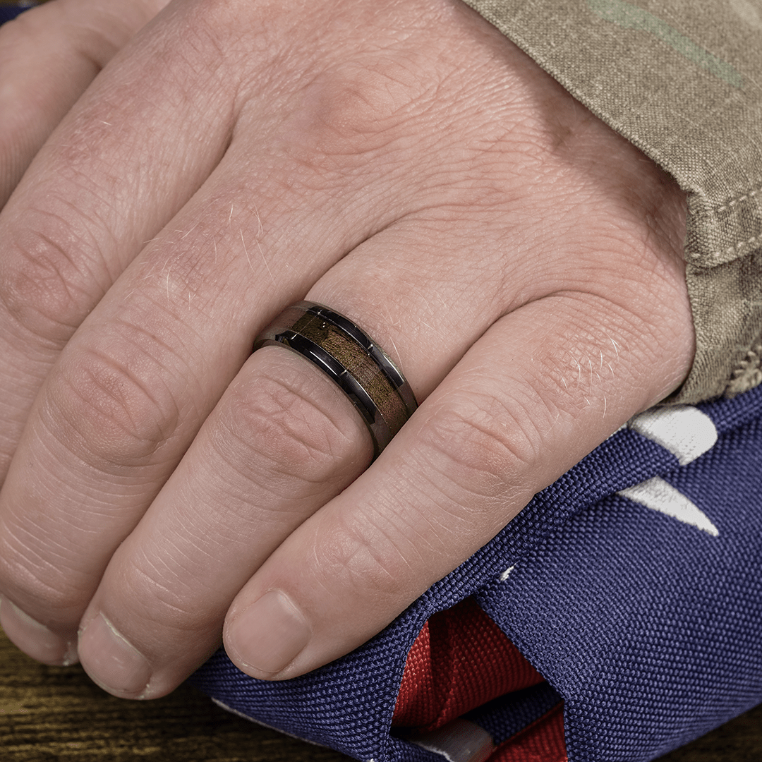 The Garand - Men's Wedding Rings - Manly Bands