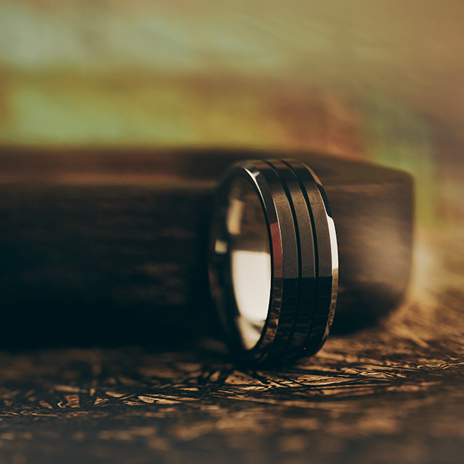 The Hacker - Men's Wedding Rings - Manly Bands