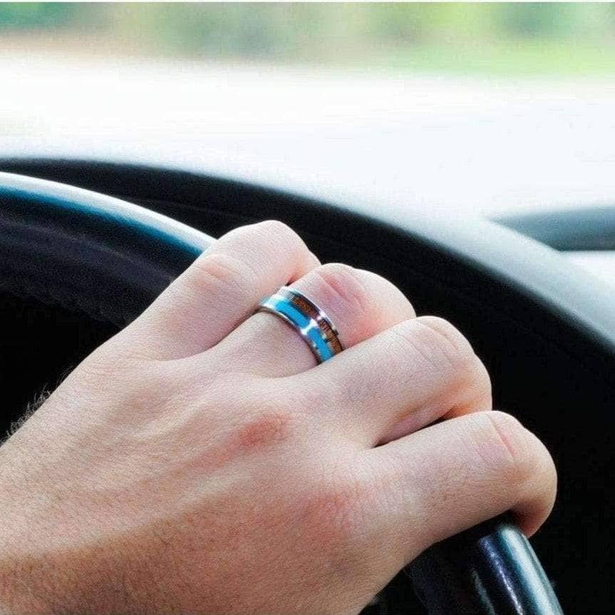 The Surfer - Men's Wedding Rings - Manly Bands