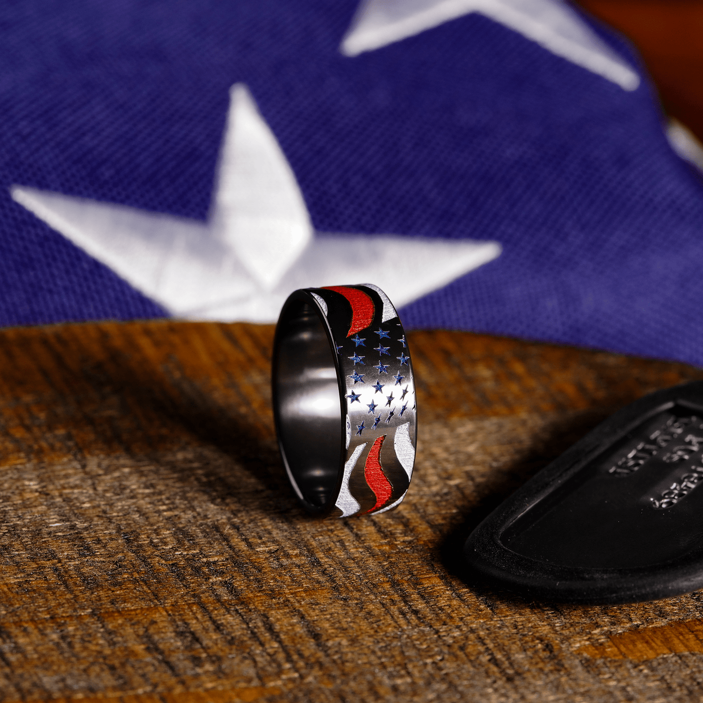 The Veteran - Men's Wedding Rings - Manly Bands