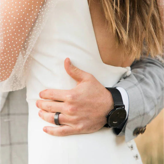 Contour Classic Silicone Ring - Platinum