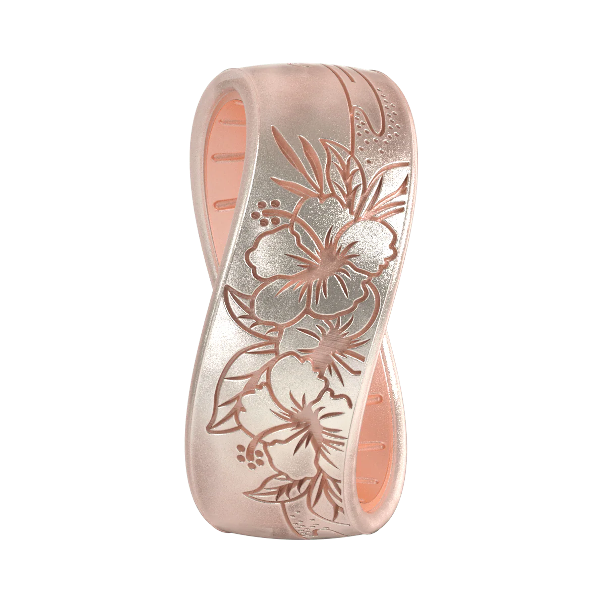 Etched Coastal - Hibiscus Beach - Unicorn/Rose Gold