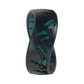 Etched Silicone Ring - Peak - Black Pearl/Emerald