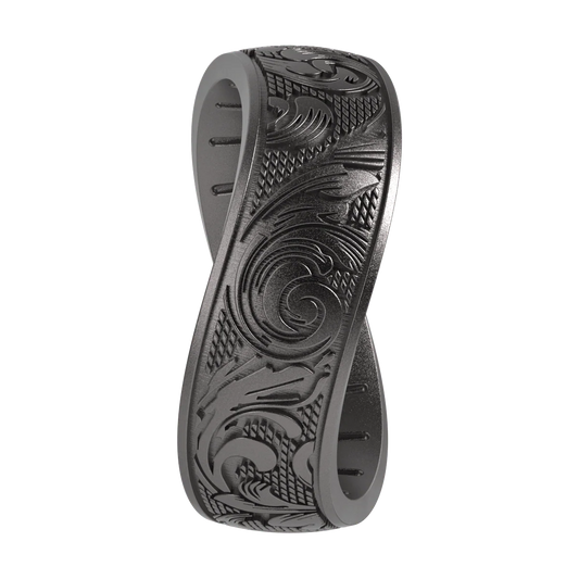 Etched Signature Silicone Ring - Flourish