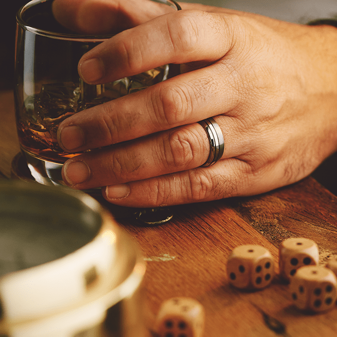 The Aviator - Men's Wedding Rings - Manly Bands