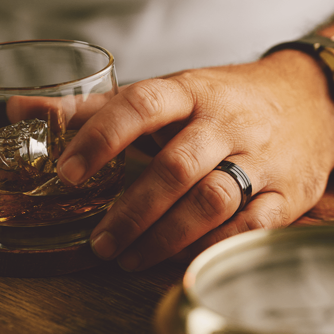 The Hacker - Men's Wedding Rings - Manly Bands
