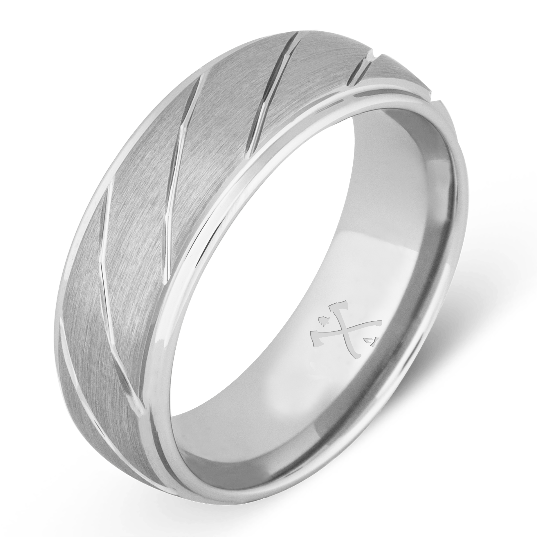 The Rattler - Men's Wedding Rings - Manly Bands