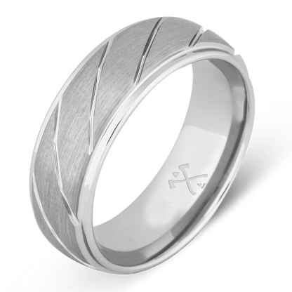 The Rattler - Men's Wedding Rings - Manly Bands